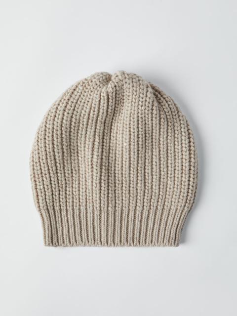 Brunello Cucinelli Cashmere and silk Diamond yarn beanie