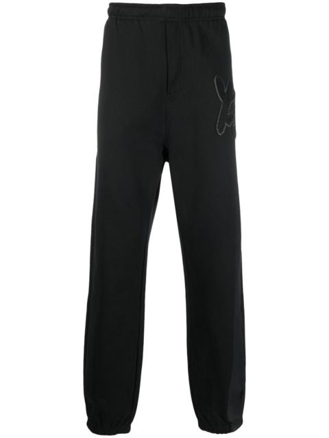 Y-3 appliqué logo track trousers