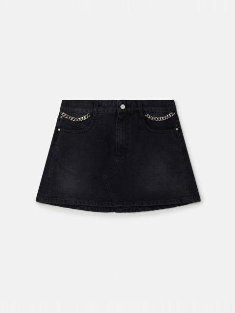 Stella McCartney Falabella Denim Mini Skirt