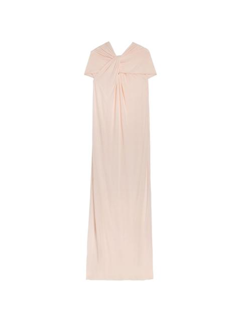 Jil Sander draped maxi dress