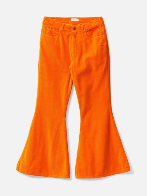 ERL UNISEX CORDUROY FLARED PANTS WOVEN