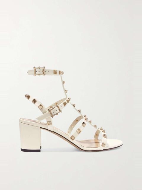 Valentino Garavani The Rockstud 60 patent-leather sandals