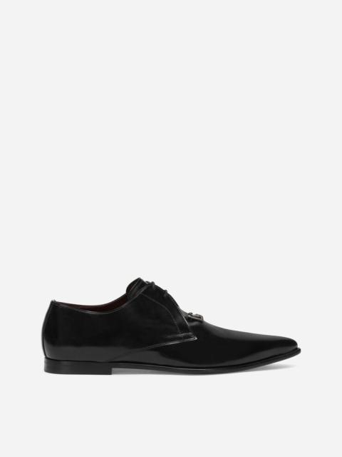 Brushed calfskin nappa Achille Derby shoes
