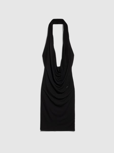 GUCCI Viscose crêpe jersey draped dress