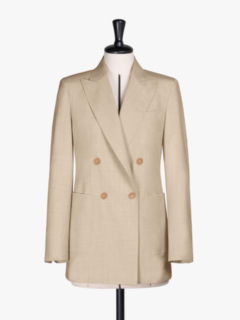 Max Mara CORFU Double-breasted mélange wool blazer
