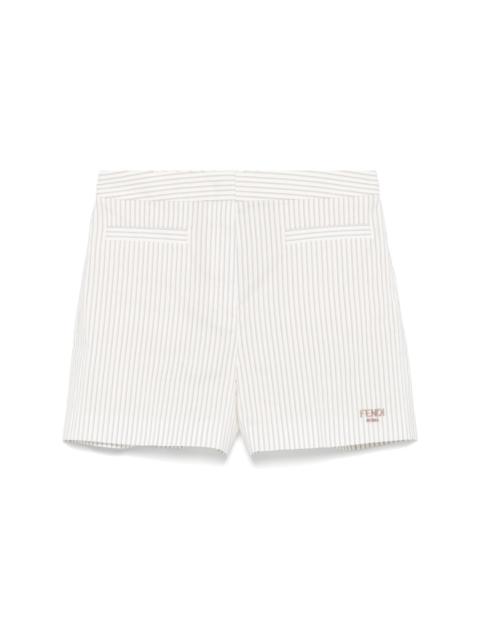 FENDI striped shorts