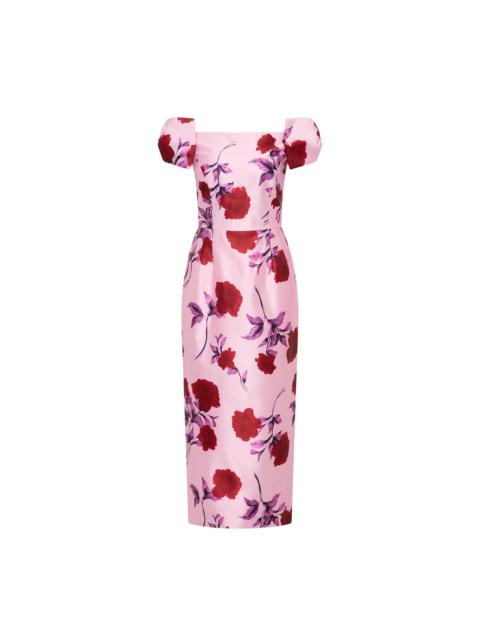 REBECCA VALLANCE Melora Off The Shoulder Midi Dress