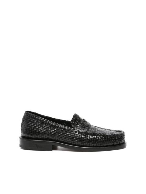 Bambi woven leather loafers