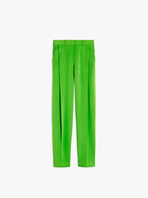 Victoria Beckham Tailored Slim-Leg Trouser in Apple Green