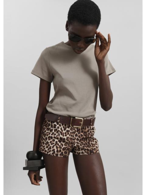 The Frankie Shop Eben Baby Tee - Taupe