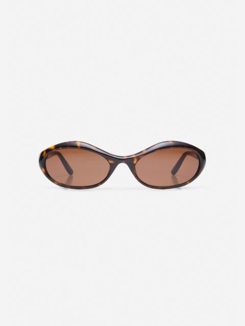 MAGDA BUTRYM Oval sunglasses in brown