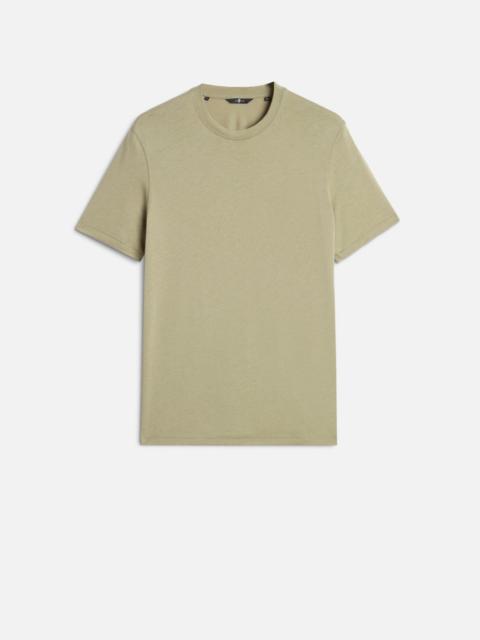 7 For All Mankind CREWNECK TEE in Lyocell Army