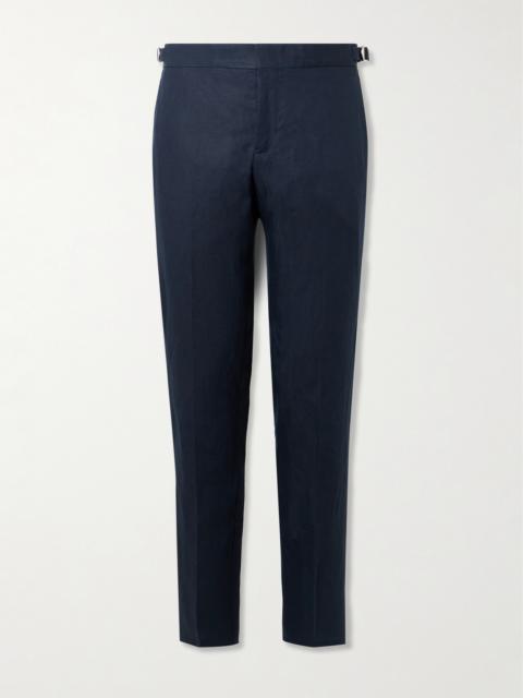 ORLEBAR BROWN Griffon Tapered Linen Trousers