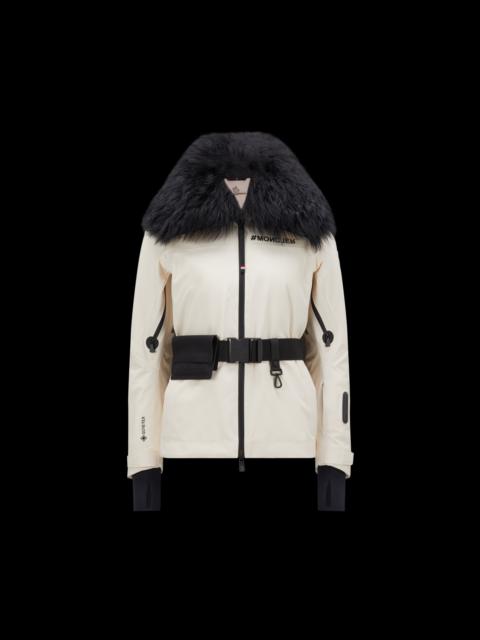 Moncler Jockeys layered belted stretch-twill ski jacket, netaporter