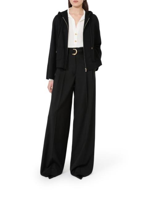 Max Mara Studio CREPE DE CHINE POLO SHIRT
