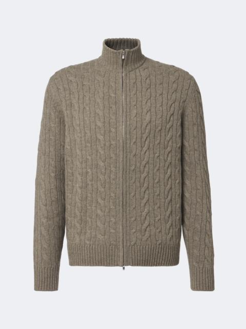 arch4 Regent Street cable-knit cashmere cardigan