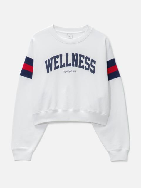 Sporty & Rich WELLNESS IVY RUGBY CREWNECK