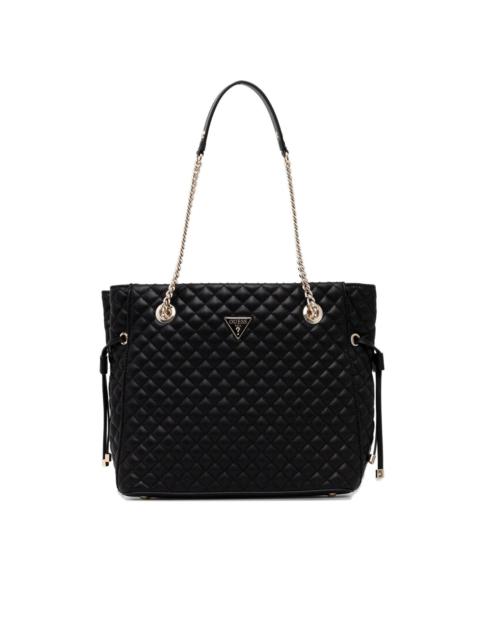 GUESS USA Everlee quilted shoulder bag