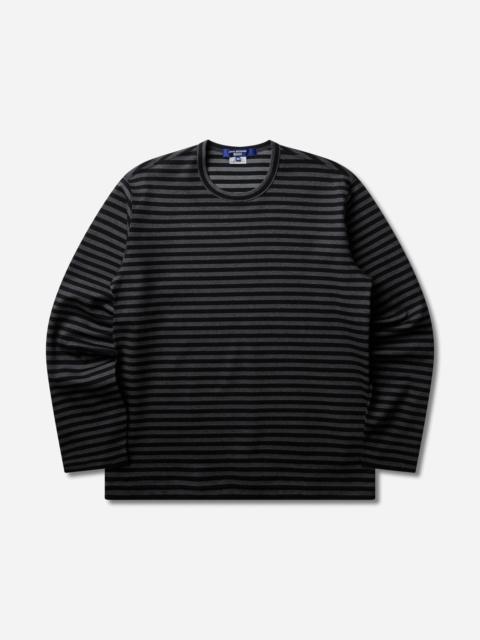 Junya Watanabe MAN Men's Striped Longsleeve T-Shirt Black / Grey