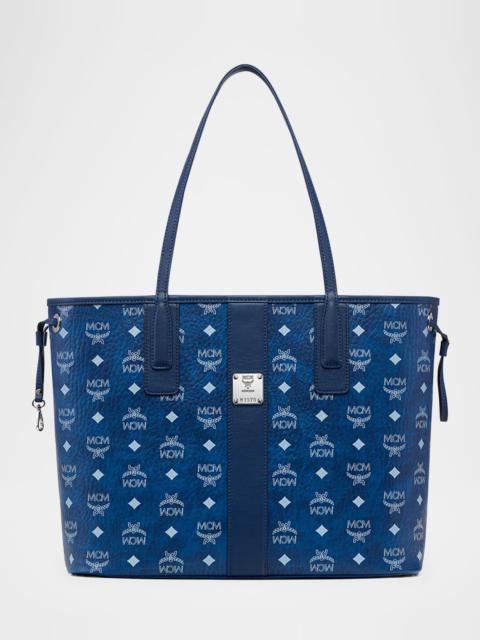 MCM Liz Medium Visetos Shopper Tote Bag
