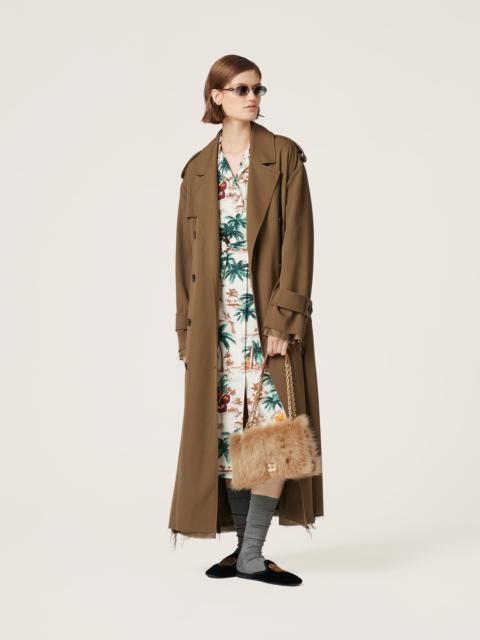 Miu Miu Shearling bag with leather details