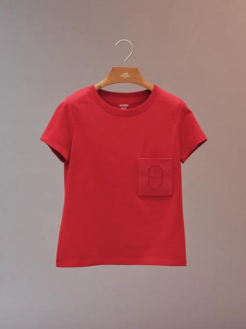 Hermès Micro embroidered pocket t-shirt
