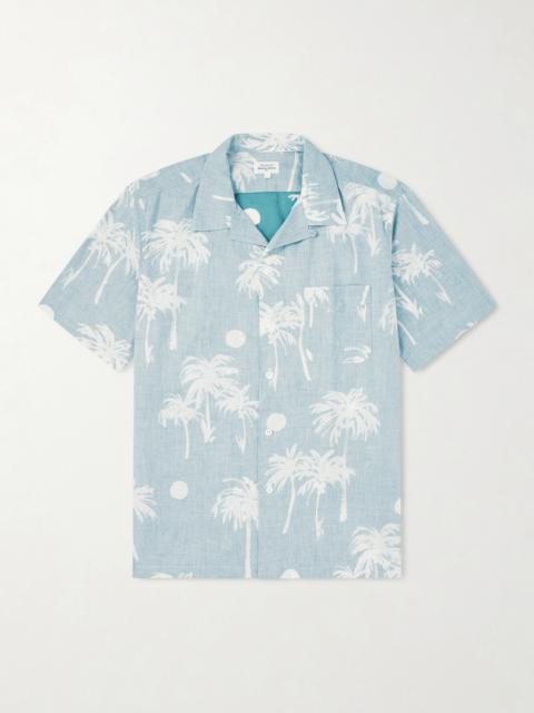 Hartford New Palmito Convertible-Collar Printed Cotton Shirt