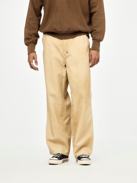 A.PRESSE VINTAGE SILK HEMP PAINTER PANTS (BEIGE) (SIS)