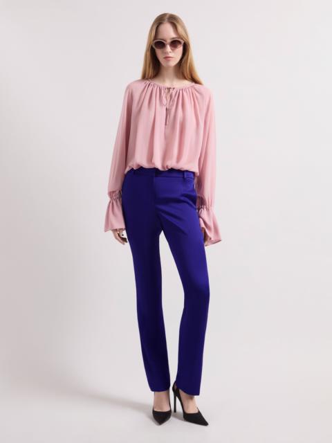 NINA RICCI Blue Cady Tailoring Pants