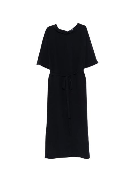 Aspesi silk crepe tie dress