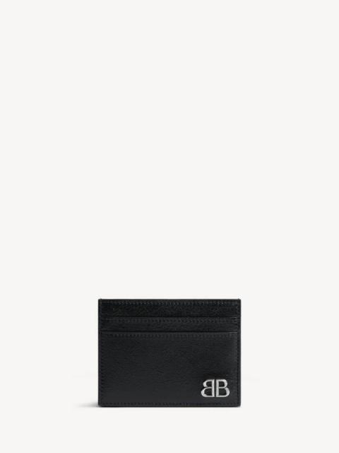 BALENCIAGA Men's Monaco Card Holder in Black