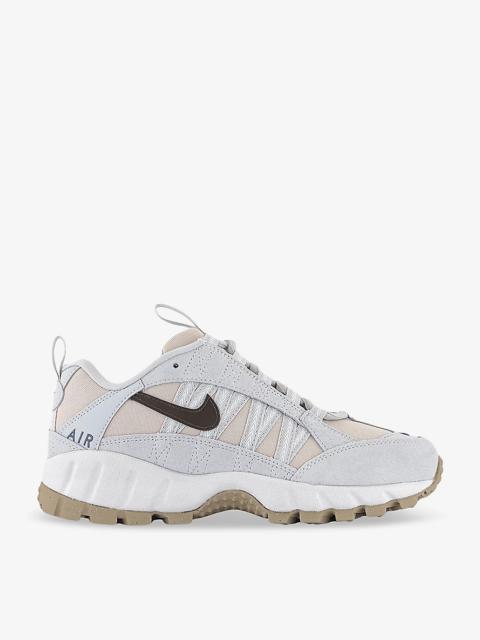 Air Humara chunky-sole mesh and leather low-top trainers