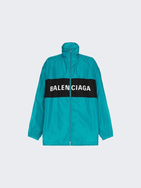 BALENCIAGA Logo Jacket Turquoise