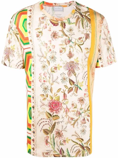 Pierre-Louis Mascia febo mix-print T-shirt