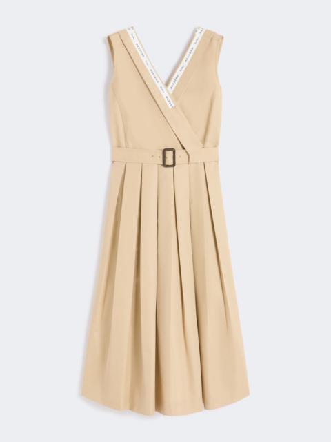 WEEKEND Max Mara Water-repellent gabardine dress - BEIGE