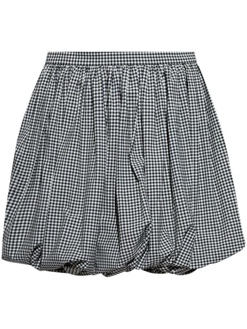 Marni checked mini skirt