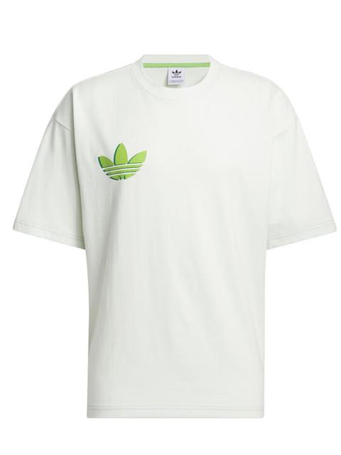 adidas Originals Casual Graphic T-Shirt 'White Green' IT4988