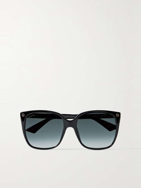 D-frame acetate sunglasses