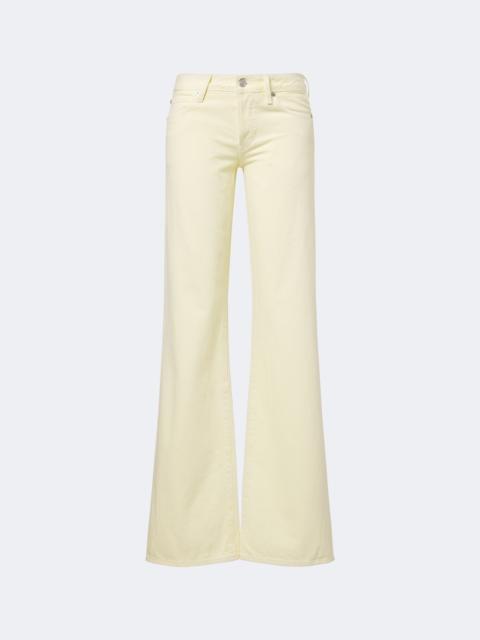 FRAME Gray wide-leg jeans