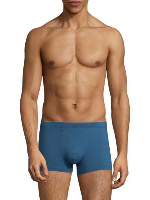 HANRO Men's Cotton Superior Boxer Briefs - Black