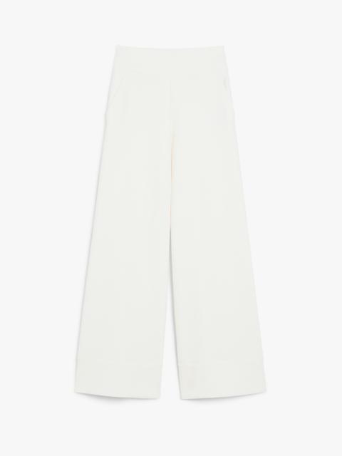 Max Mara FAGIANI Flared technical jersey trousers