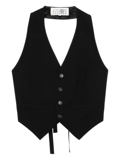 MM6 Maison Margiela buttoned waistcoat