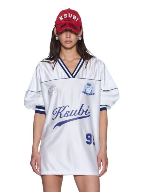 Ksubi TEAMSTER LS DRESS VINTAGE WHITE