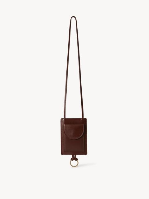 The Row Annette Keychain in Leather