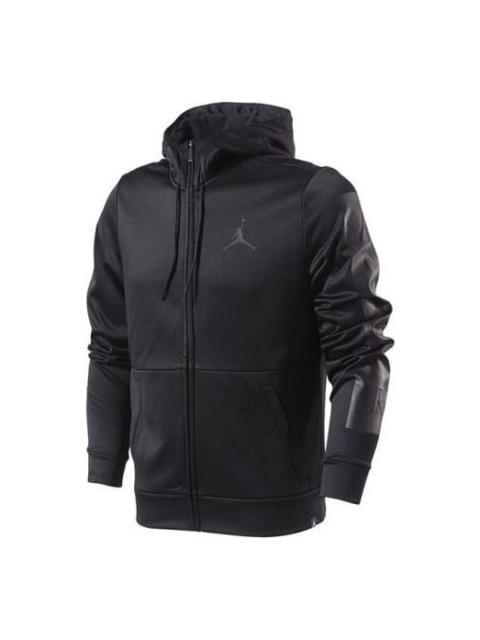 Jordan Air Jordan Casual Sports Hooded Jacket Black 861468-010