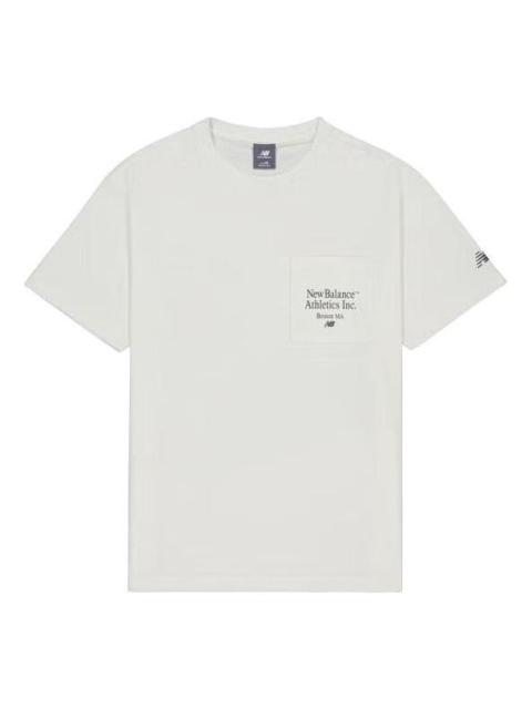 New Balance New Balance Essentials Athletic Club T-Shirt 'White' AMT42316-CIC