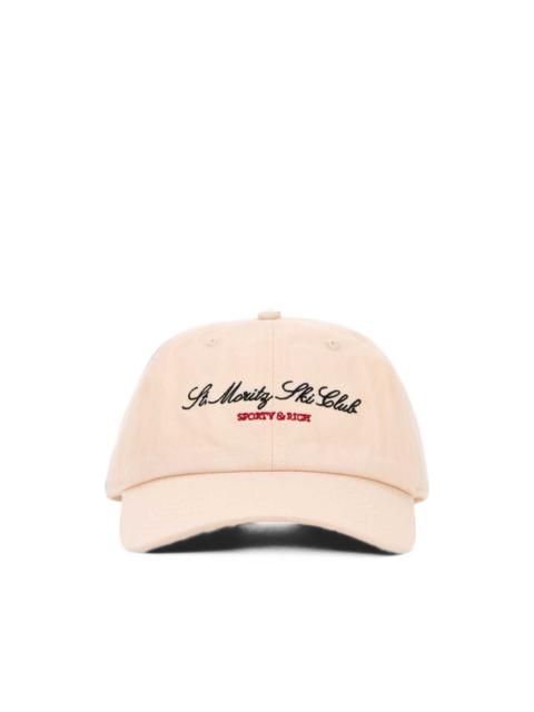 Sporty & Rich St. Moritz Ski Club baseball cap