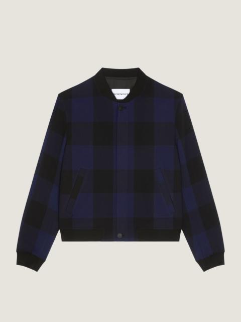 Givenchy LIGHT BLOUSON IN CHECKED JACQUARD