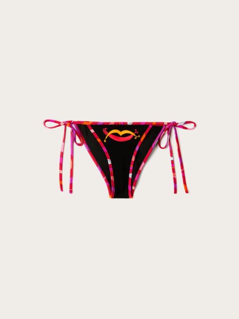 PUCCI EMBROIDERED BIKINI BRIEF