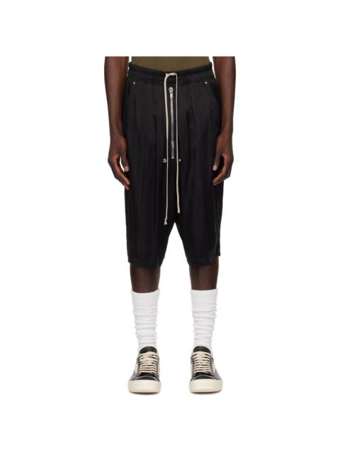 Rick Owens Black Porterville Bela Pods Shorts